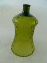 Home Interiors Votive Cup Green Hand blown glass 5&quot;   - $6.92