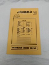 1986 First Printing Silverwolf Games Arena Character Sheets Sci Fi RPG - $71.27