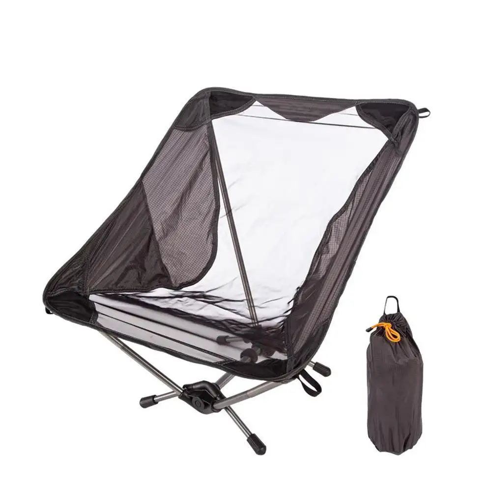 Outdoor Folding Chair With Storage Bag Portable Ultralight Breathable Camping - £29.38 GBP+