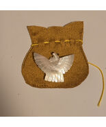 Vintage 1920s Mother of Pearl Large Iridescent Shell Carved Eagle Bird P... - $806.77 MXN