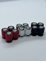 4x Genuine Mercedes Benz AMG Affalterbach Logo Black Tire Valve Caps - $311.38 MXN