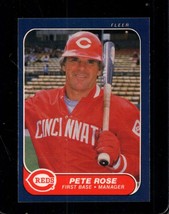 1986 Fleer #191 Pete Rose Nmmt Reds *X108338 - £3.55 GBP