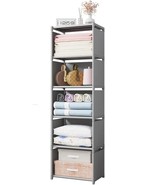 Riipoo Storage Cube Shelves, 5-Cube Organizer Shelf for Bedroom Closet, ... - £26.72 GBP