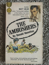 Donald Hamilton MATT HELM #6 The Ambushers Dean Martin Great Cover Art - £2.35 GBP