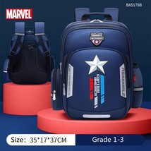 Disney Marvel School Bag For Boys Primary Student Shoulder Orthopedic Backpack G - £74.30 GBP