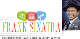 Frank Sinatra 1st Day Issue Las Vegas - £3.15 GBP