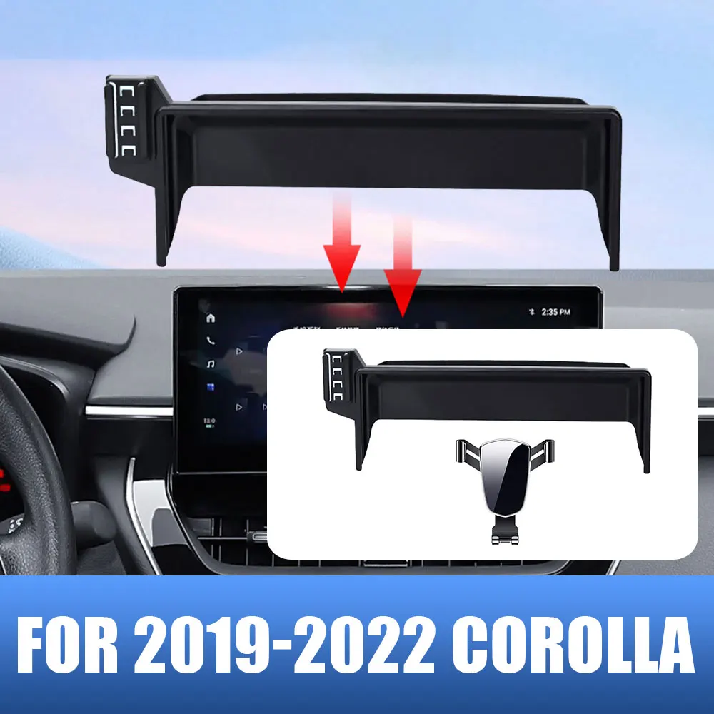 Car Mobile Phone Holder for Toyota Corolla E210 8/9&quot; Screen 2019~2022 Ca... - £16.86 GBP