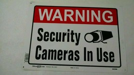 New, Hillman 843296 Security Cameras in Use Sign 10 in. x 14 in. 2 Pack - $13.77
