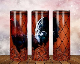Skinny Tumbler with Straw, 20/30oz Rooster, awd-428 - £28.90 GBP+
