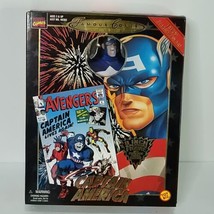 1998 Toy Biz Marvel Comics Famous Cover Series Captain America 8&quot; Action Figure - £26.40 GBP