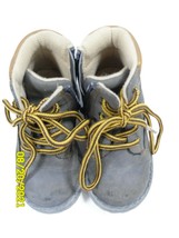 Boy&#39;s Highland Creek Boots Lil Brady Zip Up Lace Up Brown Size 7M - $13.34 CAD