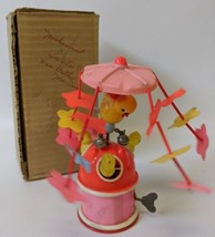 Vintage 1940&#39;s (Japan) Celluloid Wind-up Mechanical SPINNING CHICKS Toy, in Box - £219.82 GBP