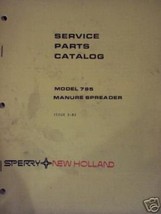 New Holland 795 Manure Spreader Parts Manual - £7.99 GBP