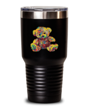 30 oz Tumbler Stainless Steel Insulated Funny Teddy Bear Stuffed Toy  - £28.31 GBP