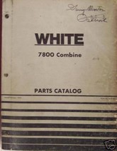 White 7800 Combine Harvest Boss Parts Manual -Original! - £7.99 GBP