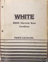 White 8800 Harvest Boss Combine Parts Manual - £7.99 GBP