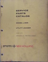 New Holland L225 Skid Steer Loader Parts Manual - £7.90 GBP