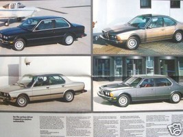 1983 BMW 300, 500, 600, 700 Series Cars Brochure - $10.00