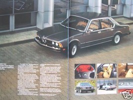 1981 BMW Full Line Full Color Brochure - 633 CSi, 733i, 528e, 320i - $10.00
