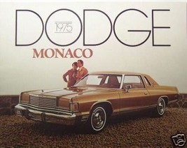 1975 Dodge Monaco Brochure - $5.00