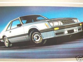 1982 Ford Mustang Brochure - $10.00