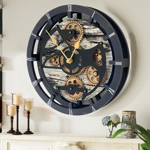 Mantel Clock 17 Inches convertible into Wall Clock Grey &amp; White - $169.99