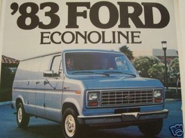 1983 Ford  Econoline Brochure - £3.99 GBP