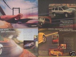 2002 Mazda Full Line Brochure - Protege, B-Series Trucks, Miata, Tribute & More - $10.00
