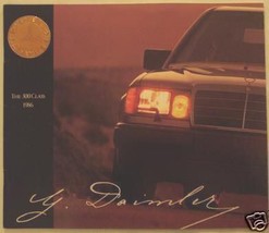 1986 Mercedes 300E, 300D W124-Chassis Cars Brochure - $10.00