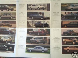 1991 Mercedes Benz Full Line Brochure - $10.00