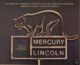 1977 Mercury Full Line Brochure - Marquis, Comet, Cougar, Monarch, Bobca... - $5.00