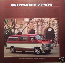 1983 Plymouth Voyager Van Brochure - $10.00
