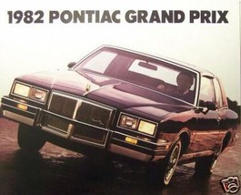 1982 Pontiac Grand Prix Brochure - $10.00