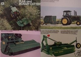 1980 John Deere Rotary &amp; Flail Mowers Color Brochure - £7.90 GBP