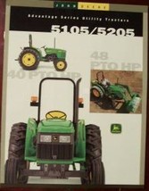 1999 John Deere 5105, 5205 Tractors Color Brochure - £7.99 GBP