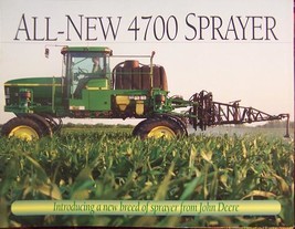 1996 John Deere 4700 Sprayer Brochure - $10.00