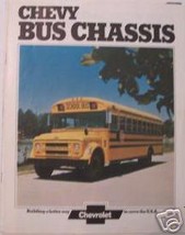 1974 Chevrolet School Bus Chassis Color Brochure - $10.00