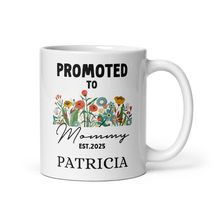 Personalized Promoted to Mommy Mug | Custom New Parent Gift | Pregnancy ... - $18.57+