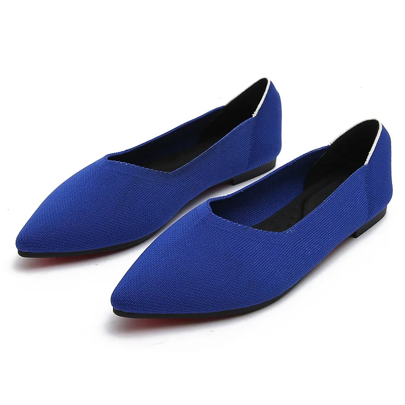 New Women&#39;s Flat Shoes  And Comfortable  Blue  Shoes Cossack Women&#39;s Shoes Large - £51.93 GBP