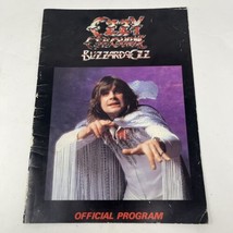 OZZY OZBOURNE / RANDY RHOADS 1981 BLIZZARD TOUR CONCERT PROGRAM BOOK Vin... - $233.72