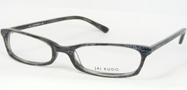 JAI KUDO 1697 P01 GRAY MARBLE UNIQUE EYEGLASSES GLASSES FRAME 51-17-140mm - $1,267.23 MXN