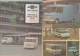 1966 Chevrolet Step Vans Original Color Brochure - $10.00
