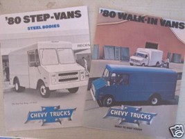 1980 Chevrolet Step Van Brochures - Lot of 2 Original! - $5.00