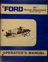 Ford 38&quot; Mower Deck for Lawn Tractors Operator&#39;s Manual - $10.00