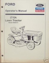 Ford LT10A Lawn Tractor Operator&#39;s Manual - $10.00