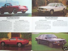 1981 Porsche and Audi Full Line Brochure - $10.00
