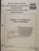 New Holland 77 Rectangular Bale Thrower Parts Manual - £7.99 GBP