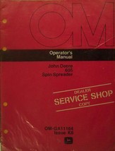 John Deere 605 Spin Spreader Operator Manual - £8.04 GBP
