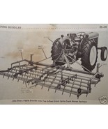 John Deere F500 Series Spike Tooth Harrows Operator&#39;s Manual - £7.99 GBP