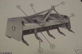 John Deere 40, 50 Box Blades Operator&#39;s Manual - $10.00